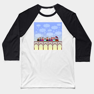 A train with Christmas gifts Baseball T-Shirt